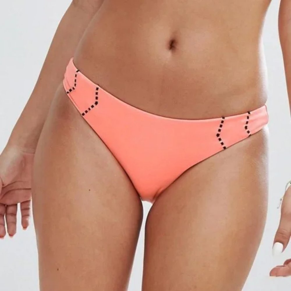 Seafolly Australia Fluro Melon Beachsquad Hipster Size 2